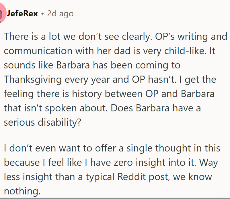 The information could be better...