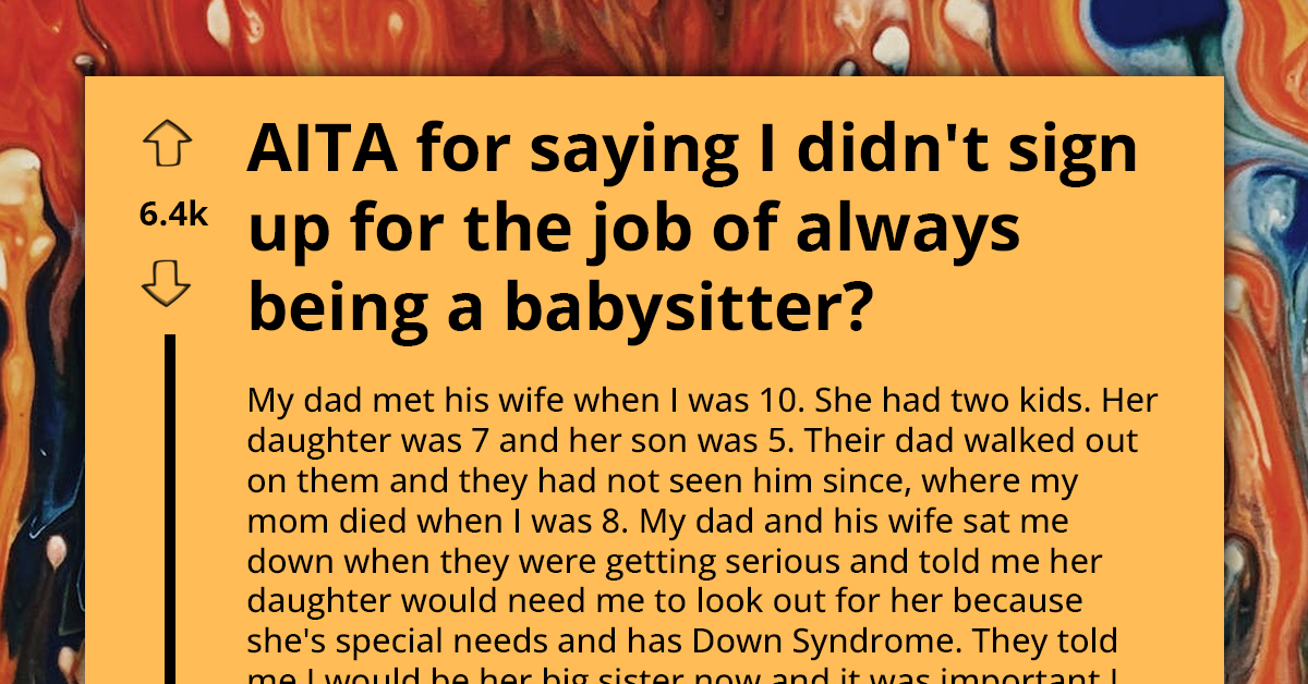 Overbearing Parents Attempt To Guilt-Trip Teen Daughter Into Abandoning College Dreams To Cater To Disabled Stepsister