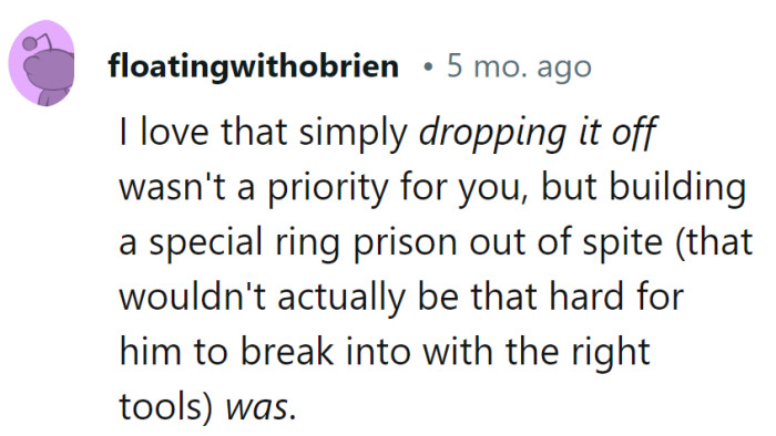 Sometimes, the sweetest revenge comes with a touch of creativity and a dash of 