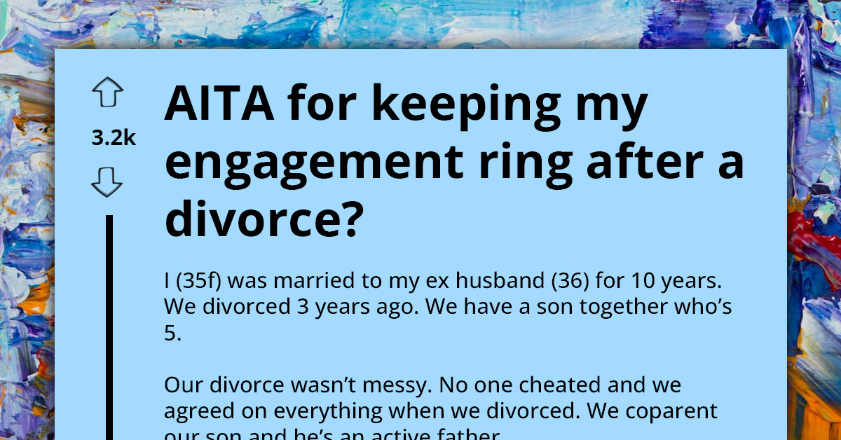 Divorced Man Gives His Heirloom Engagement Ring to His Son, Now Wants It Back for His Newborn Daughter