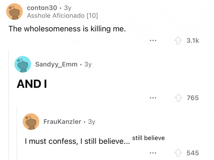 The most wholesome post on Reddit.