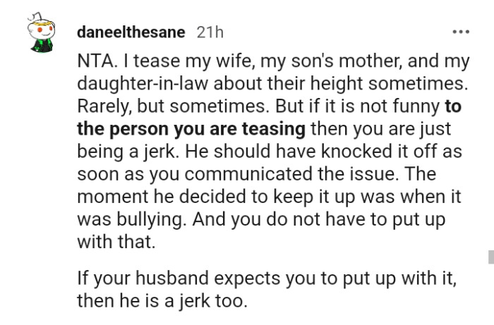 You are just being a jerk