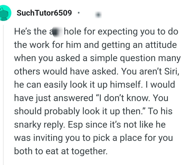 He can go and look it up himself