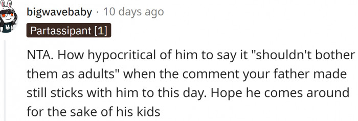 This Redditor says it is very hypocritical.