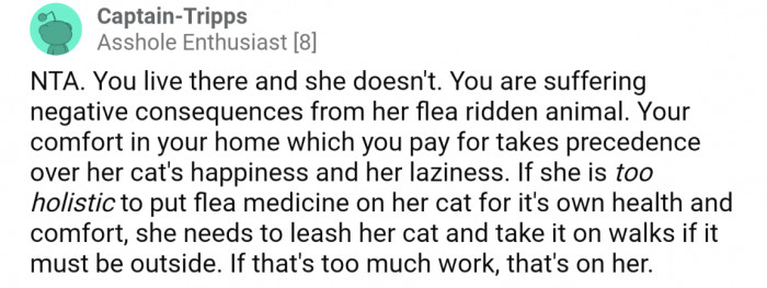 Ultimately, it's OP's home and comfort being affected, neighbor can put in the work if it matters enough to her