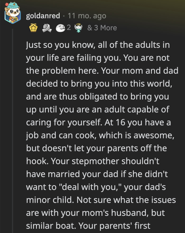 A little note for OP