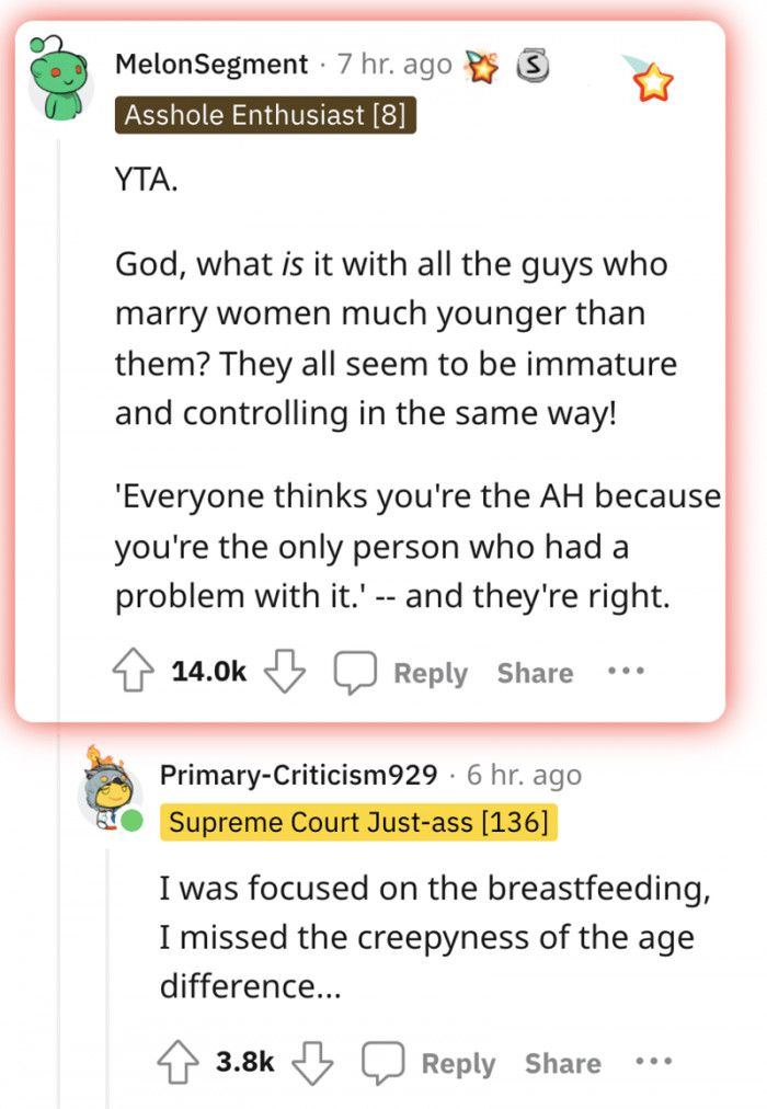 They All Seem to Be Immature and Controlling