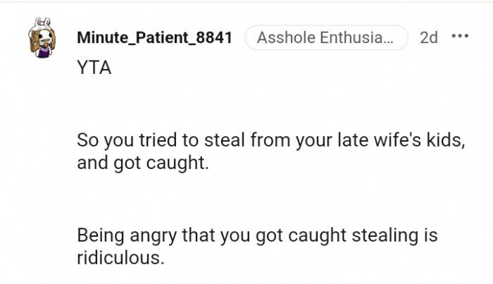 Being angry that you got caught