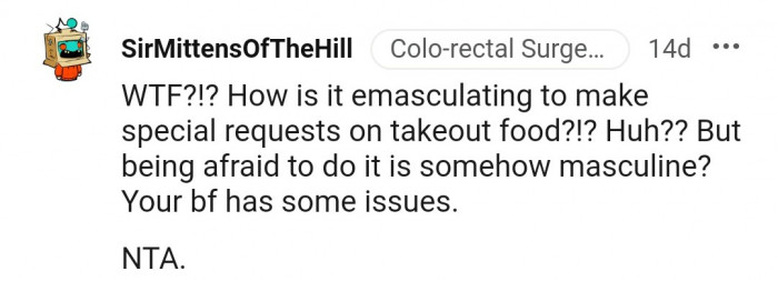 15. He has an issue, and he knows it