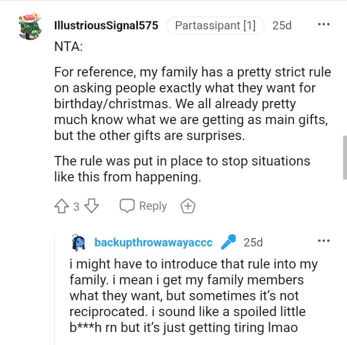 The OP feels like she's sounding like a spoiled brat now