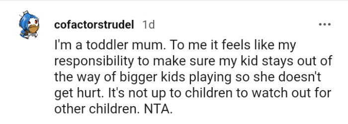 It's not up to children to watch out for other children