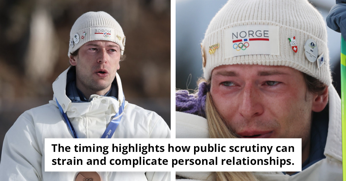 Olympian's former girlfriend shares her thoughts following his live TV admission of infidelity