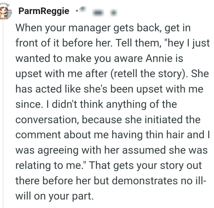 The comments from other Redditors roll in...