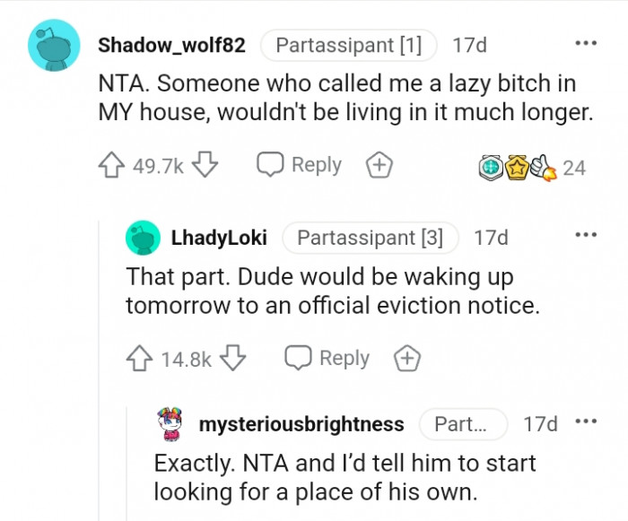 This Redditor is being pretty serious right about now