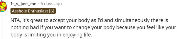 16. It's great to accept your body