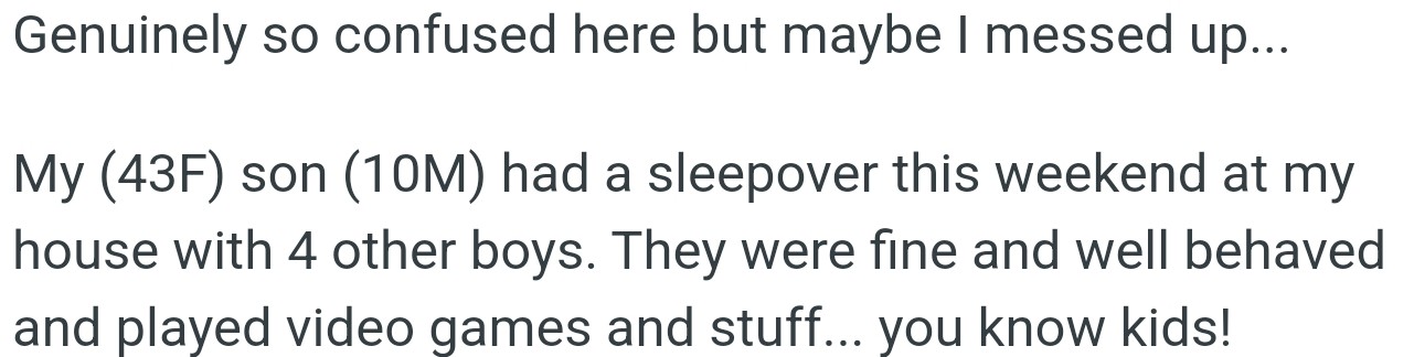 Here's the background of the story;