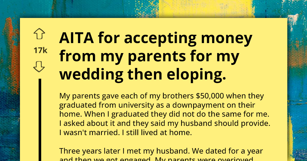 Savvy Bride Sparks Family Uproar By Accepting $50,000 Gift For Lavish Wedding, Then Investing It In Her Dream Home Instead