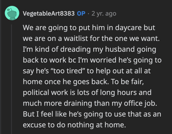 Clearly, neither is OP