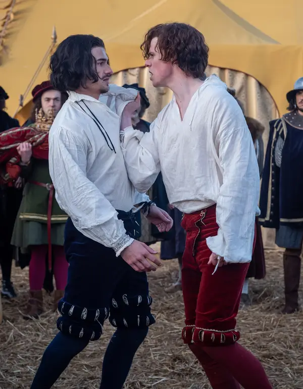 He had one of his first major TV roles as King Francis in