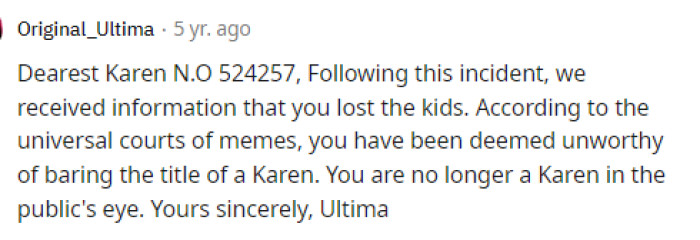 We must applaud some of the comments for their creativity and their overall reactions to this situation.