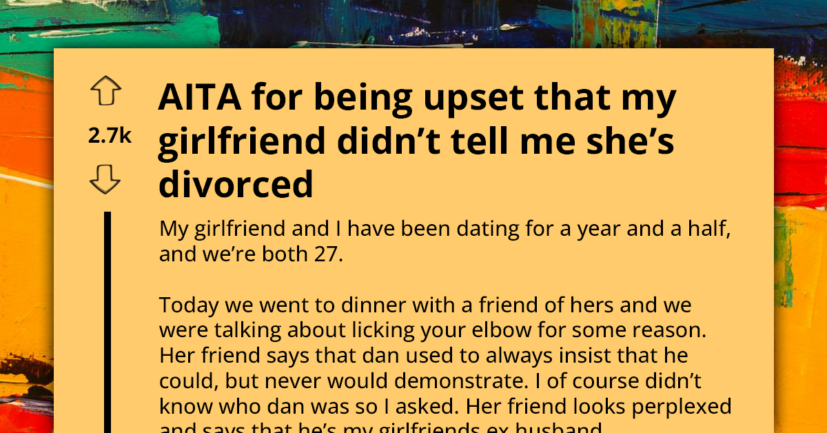 Man Shocked After Accidentally Learning About Girlfriend's Past Divorce, She Claims It Wasn’t Relevant To Mention