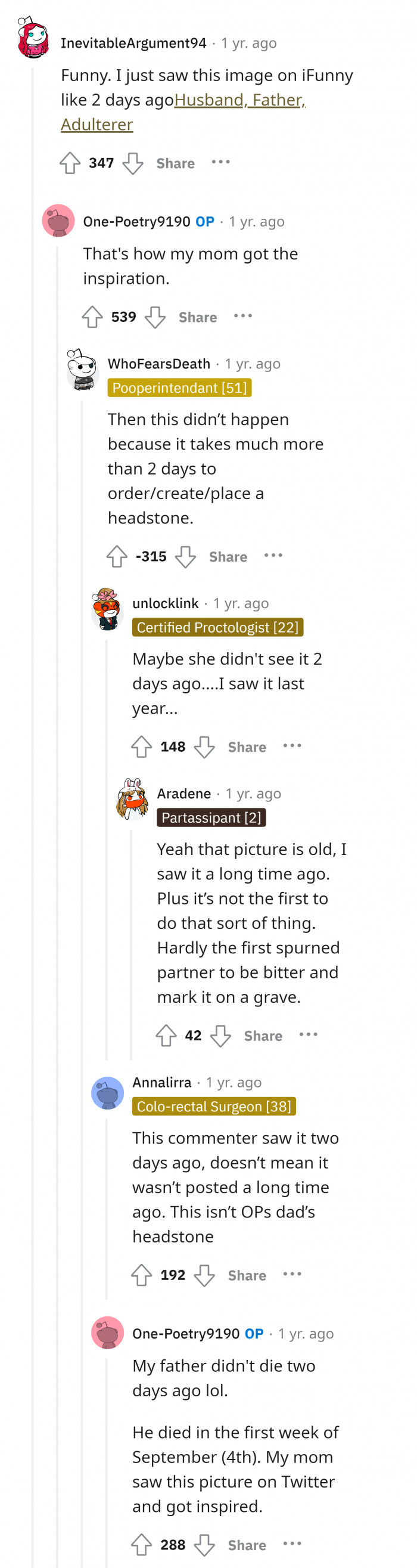 Where the legendary gravestone was inspired.