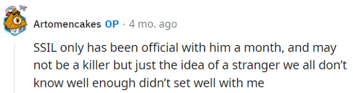 Just a month in, and she's not ready to throw a 