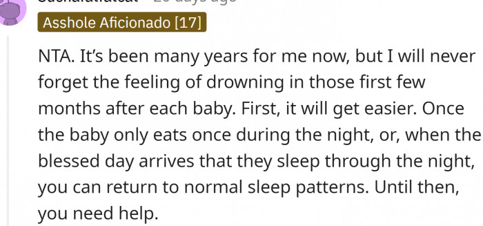 The feeling of drowning in the first months after each baby...