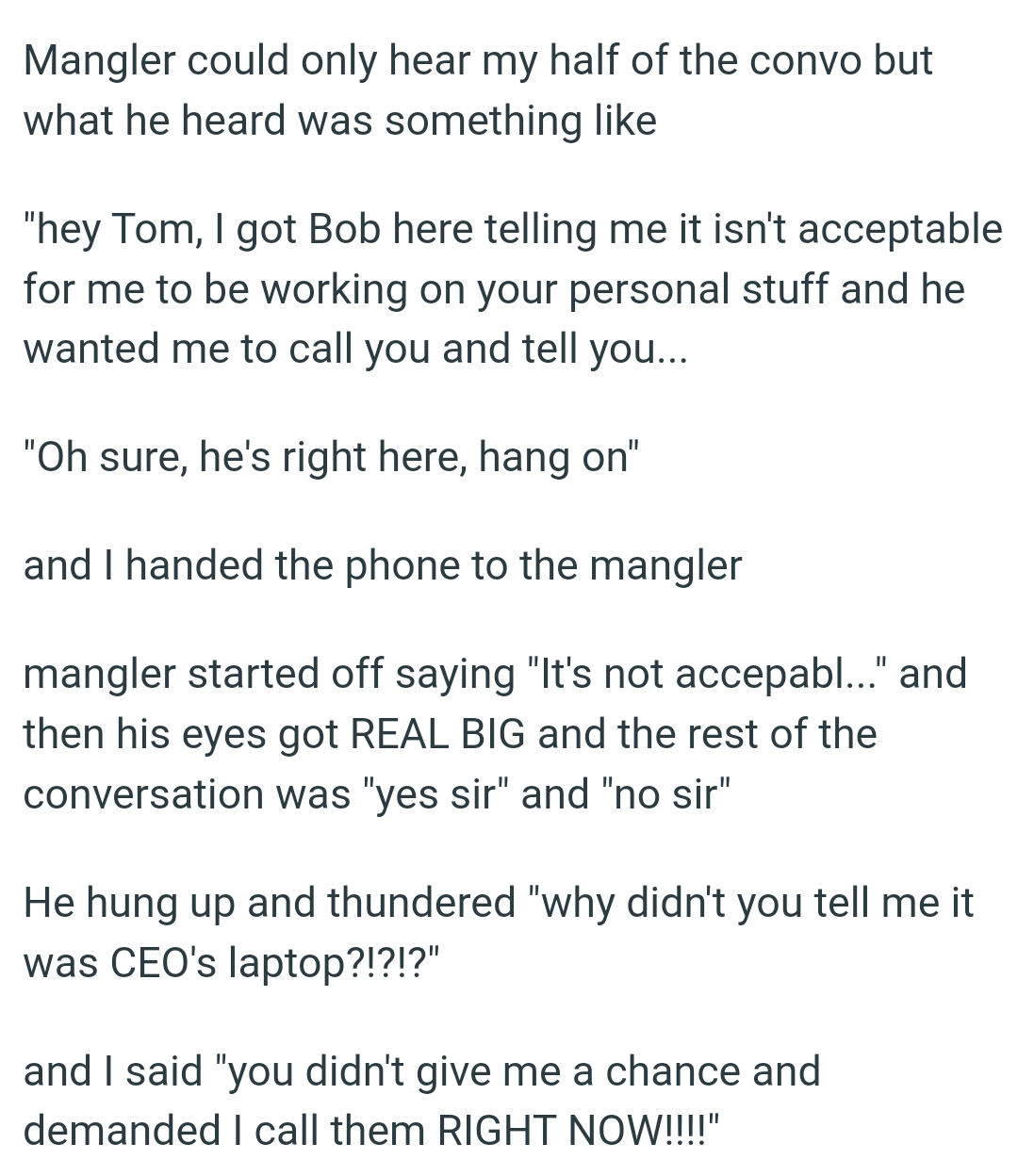 It isn't acceptable for the OP to be working on someone else's personal items