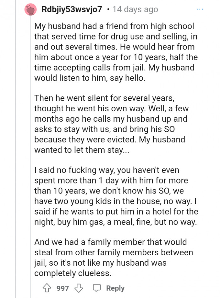 This woman gave a big NO to her husband
