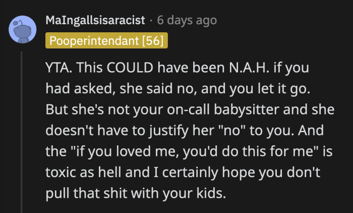 OP needs to learn fast before her kids start picking up on her issues