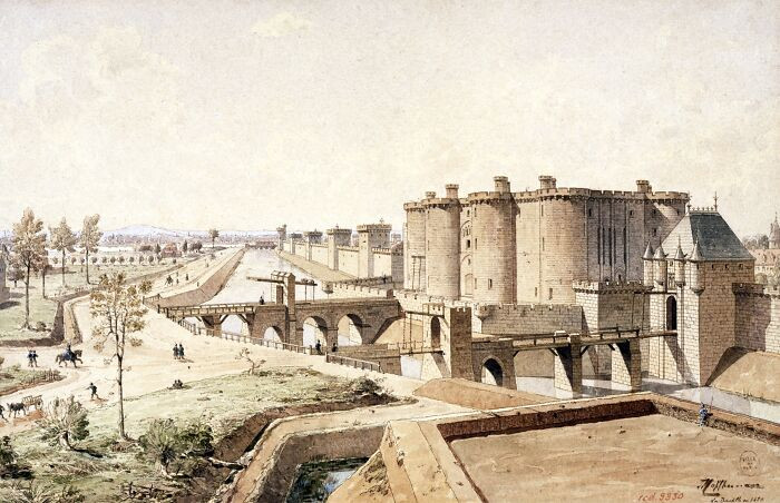 The Bastille In 1420, France. Built In 1383 And Demolished In 1790