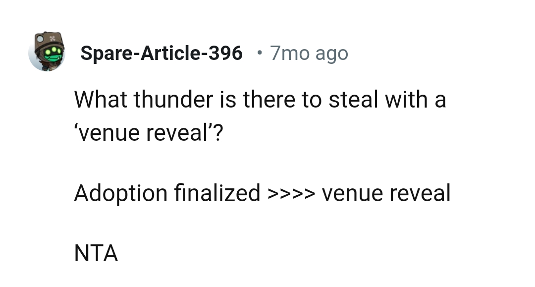 There's no thunder to steal