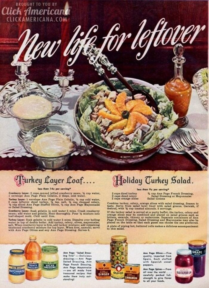 Vintage Thanksgiving memories revived.