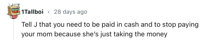 OP needs to explain the situation and get their money in cash