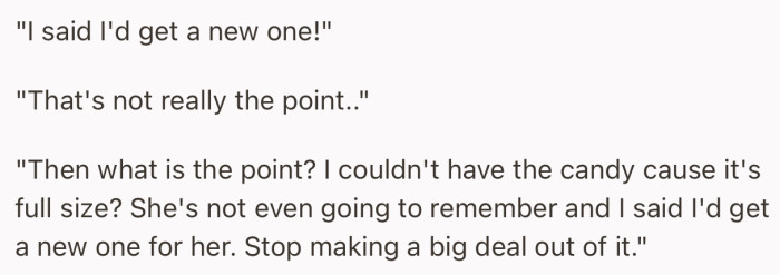 How the conversation went