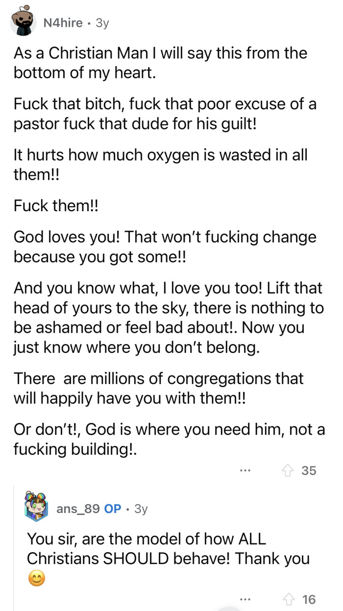 Not all Christians approve of how OP got treated by her fiancé's family and church.