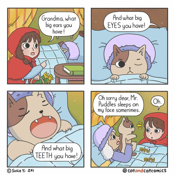 11. Sleeping on grandma's face