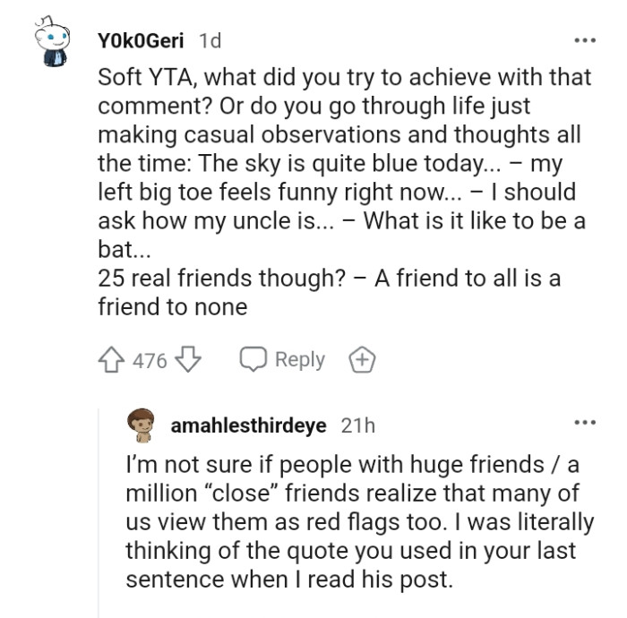 A friend to all is a friend to none