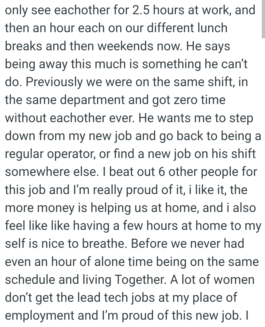They Were on the Same Shift, in the Same Department and Got Zero Time