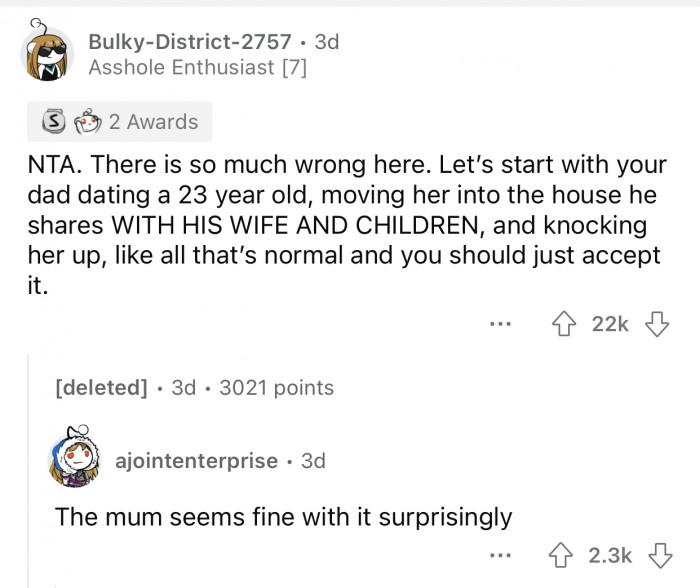 Here's how the Reddit community reacted to u/Icy_Sail8190's post: