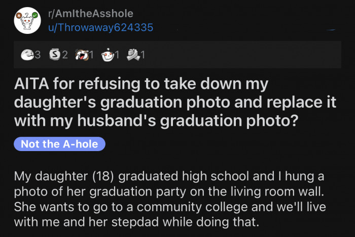 Here's the original Reddit post by u/Throwaway624335: