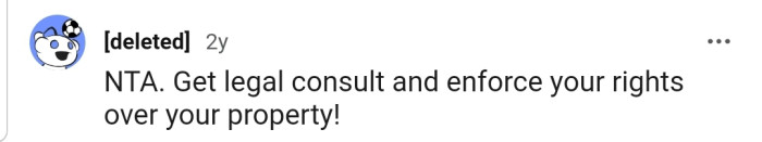 OP Must Enforce Their Rights Over Their Property