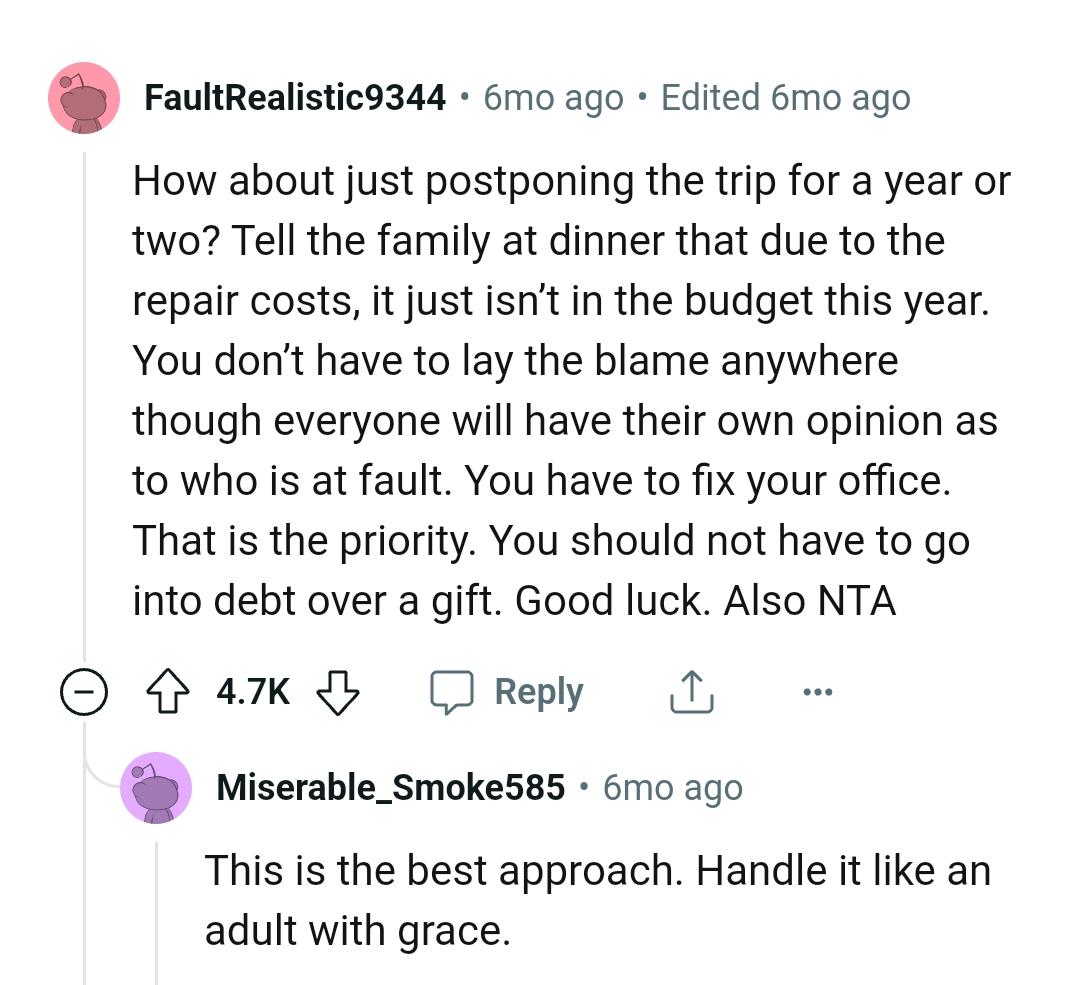 Everyone will have their own opinion as to who is at fault