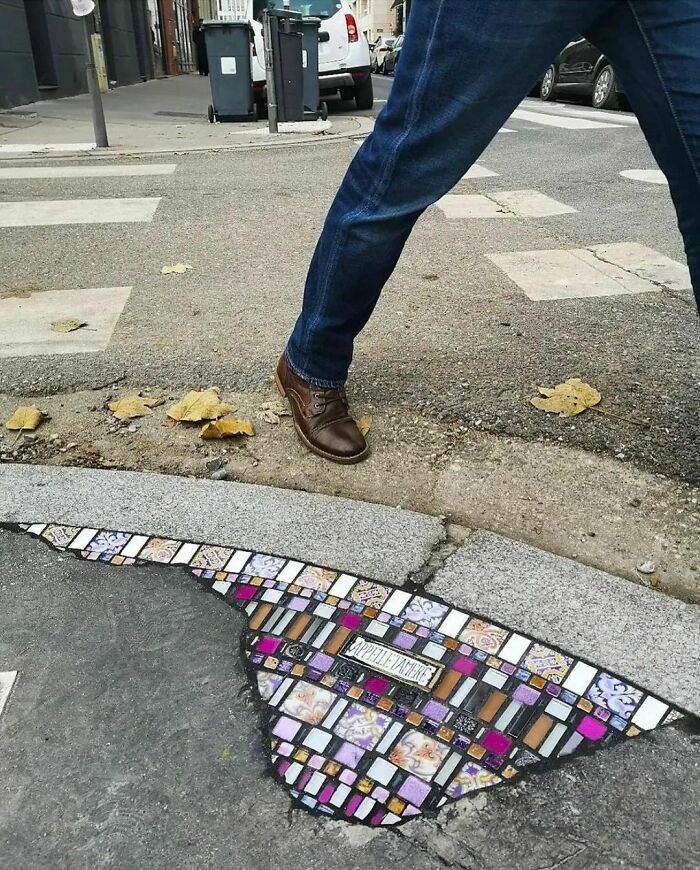7. Spectacular urban patchwork displays