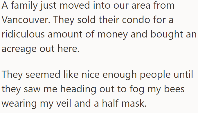 They got new neighbors in the neighborhood, and they seemed nice: