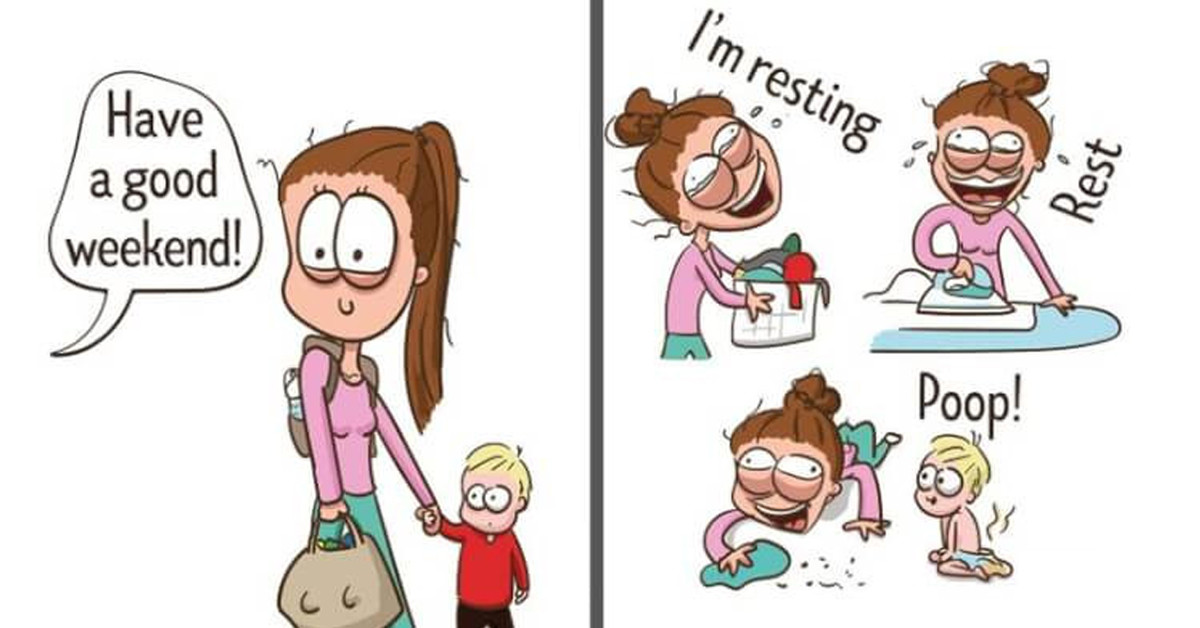 26 Awesome Comics Proving That Motherhood Is A Never-Ending Adventure, As Shared By An Artist Online