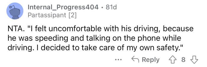 Always take care of your own safety.