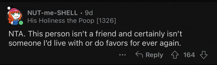 OP should not associate herself with someone like that.