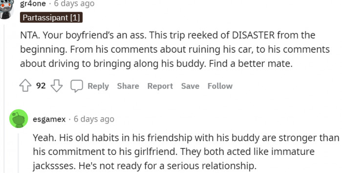 7. The trip reeked of disaster from the beginning